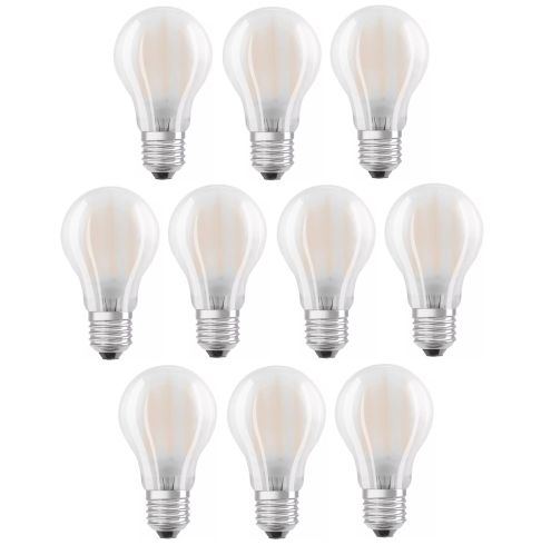 Edele uitlijning Vooruitzicht 10 stuks Osram LED lamp E27 5W 2700K Mat Dimbaar | SameLight.nl