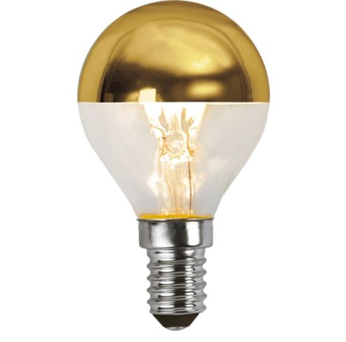 gemeenschap meer Titicaca Inefficiënt Filament LED kopspiegellamp goud E14 3.5W 2700K Dimbaar | SameLight.nl