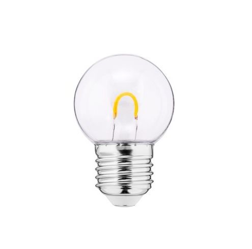 Overgave Opblazen Etna Filament LED lamp E27 1W 50lm 2200K helder Niet dimbaar P45 | SameLight.nl